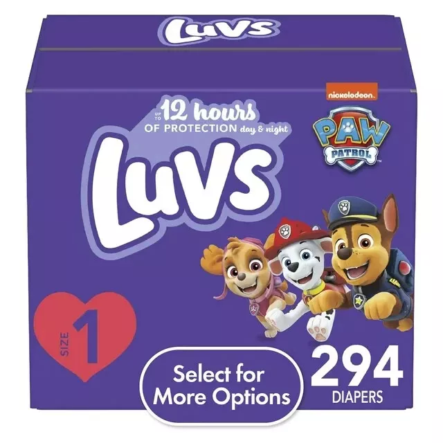 Luvs Diapers Size 1, 294 Count (Select for More Options)