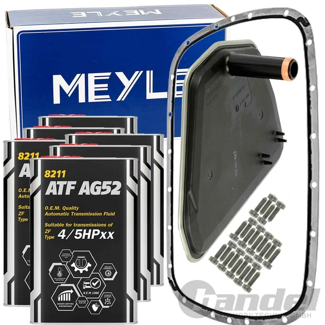 SET FILTRI IDRAULICI MEYLE CAMBIO 6HP26 + OLIO ATF adatto per BMW E83 E53 3.0d