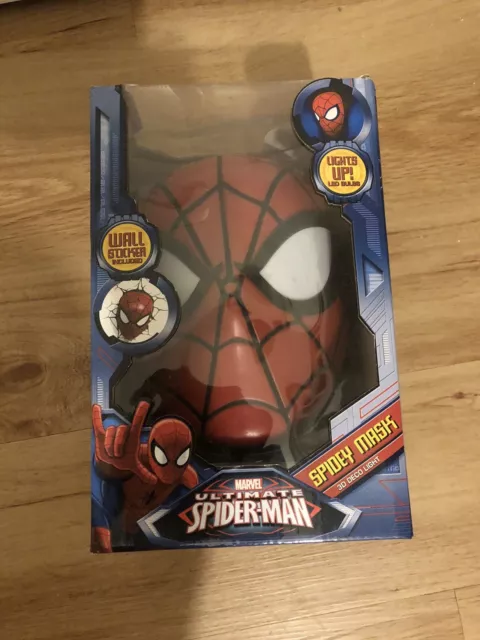 Marvel Ultimate Spider-Man Spidey Mask 3d Deco Light
