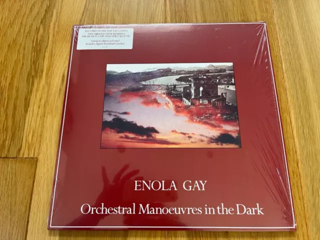 OMD Enola Gay 2021 RSD 12” Red Vinyl Remixes Hot Chip Kottis Ltd Edtn Excel Cond