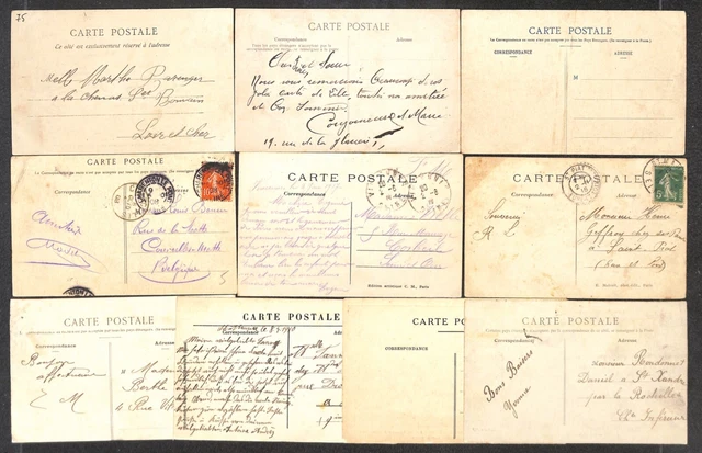 94 - Lot 10 CPA de SAINT-MAURICE - see scans and descriptions 2