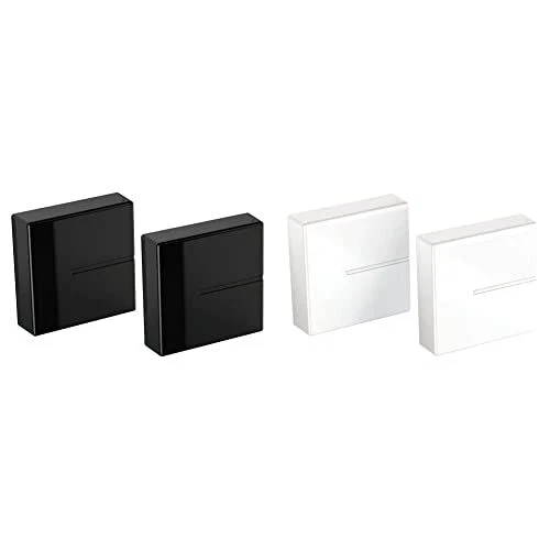 Sistema Copricavi Ghost Cubes Meliconi - Cubi Componibili In ABS, Bianco O Nero, Design Italiano - Foto 4
