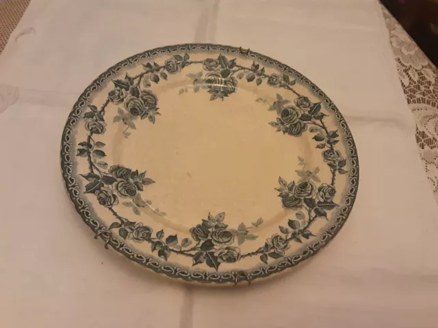 Assiette  Faience Terre De Fer Choisy Le Roy  Boulenger .