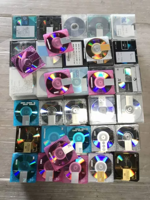 [ As Is ] [ Used ] SONY and others MD 80 MD 74 etc. MD MiniDisc lot of 306 JAPAN