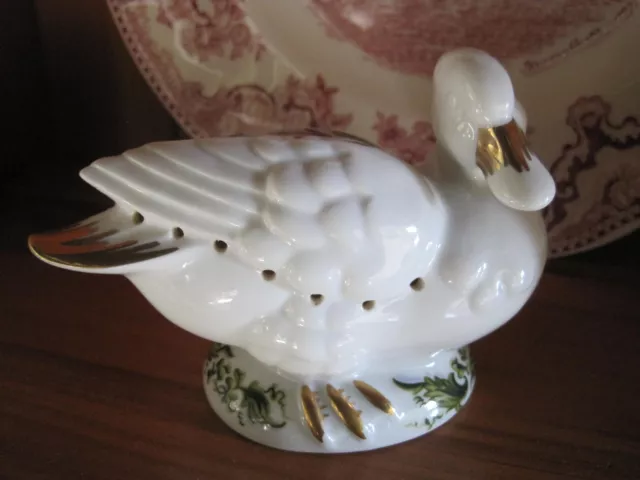 Vintage Elizabeth Arden Chelsea Gardens Goose Duck Bird Potpourri Sachet Holder