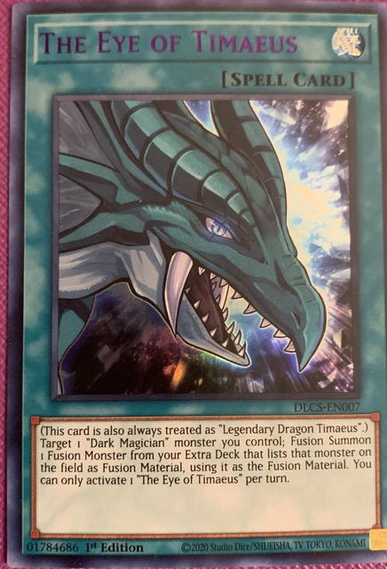 The Eye of Timaeus DLCS-EN007 1st Edition PURPLE Ultra Rare