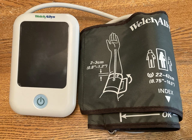 EUC Welch Allyn Home H-BP100SBP Blood Pressure Monitor W Bluetooth, Mobil App