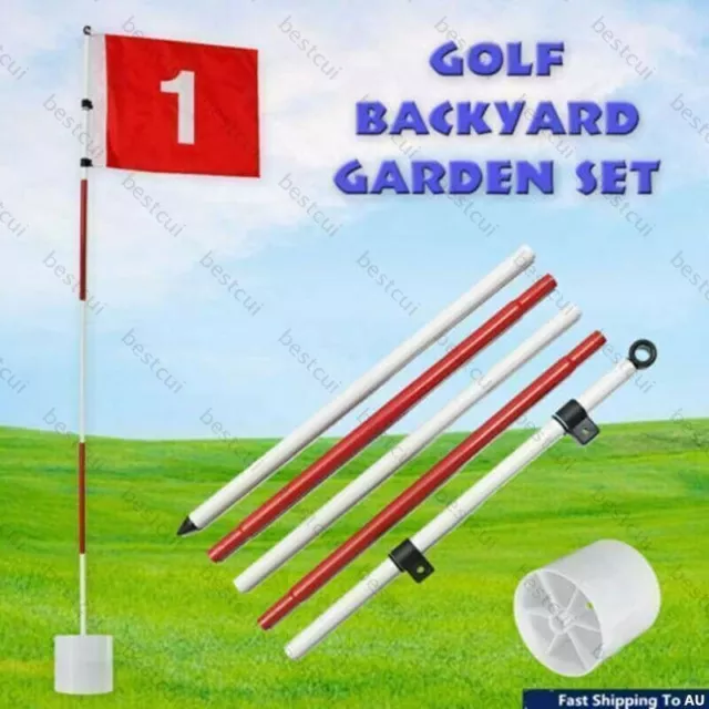 Golffahne Golf Flag Stick Pole Putting Training Cup Loch Mark Flags Set 2022 Neu