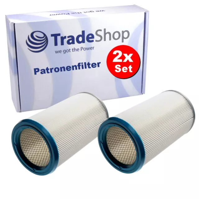 2x Patronenfilter für Kärcher NT 200, NT 601, NT 602, NT 602 LP, NT 802 I