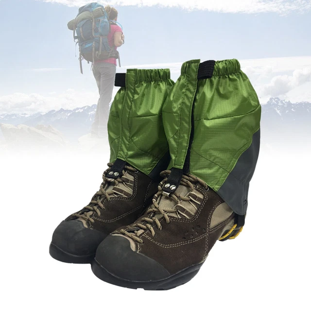 Gamba da viaggio arrampicata in montagna ghetta piede da neve