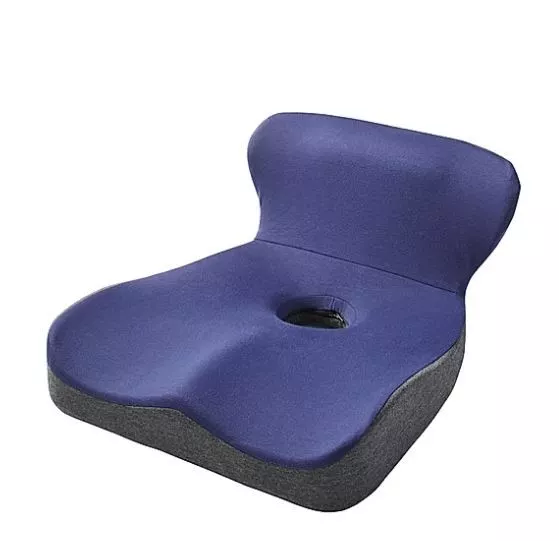 lumbar pillows seat cushion memory foam 500 x 380 x 200mm blue B-GOODS-