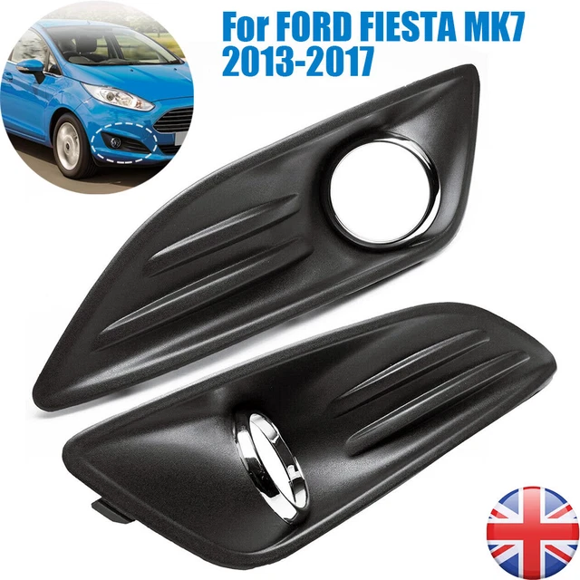 2x Front Bumper Fog Light Lamp Cover Grille Trim Fit For FORD FIESTA MK7 13-2017