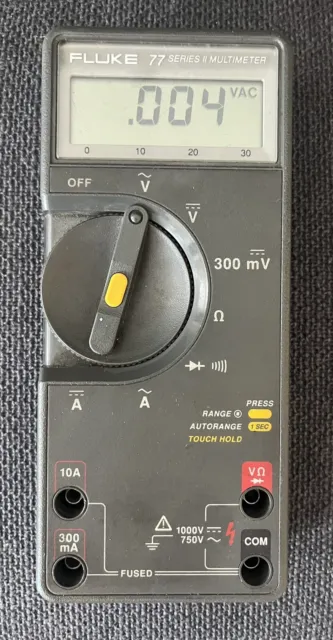 fluke 77 series ii multimeter