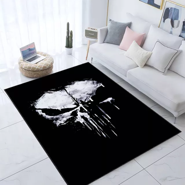 Punisher Skull Logo Rug, The Punisher, Avenger, Marvel, Punisher Rug,