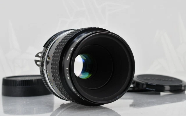 [App Near MINT] Nikon Ai-s Ais Micro Nikkor 55mm F2.8 Macro MF Lens From JAPAN