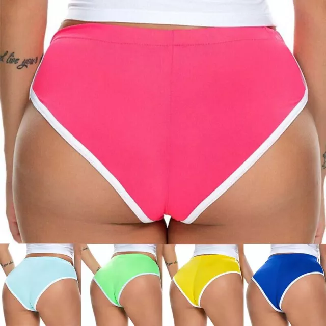 Yoga Shorts Gym Workout Sports Women's Booty Dolphin Fitness Briefs Hot Pants