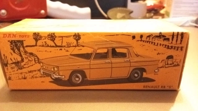 RENAULT 8 R8 GORDINI jaune n° 36 réf. DAN-042 BO 1/43