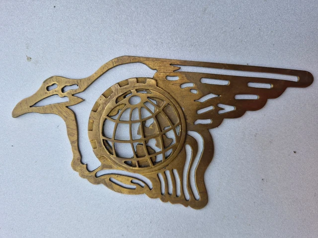 Plaque émaillée Automoto Vintage – Vélo/moto Ancien, Collection Laiton