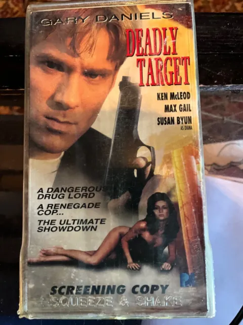 DEADLY TARGET VHS RARE 90's OBSCURE action Gary Daniels Hong Kong
