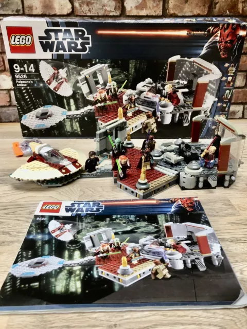LEGO Star Wars: Palpatine's Arrest (9526) 100% Complete Set