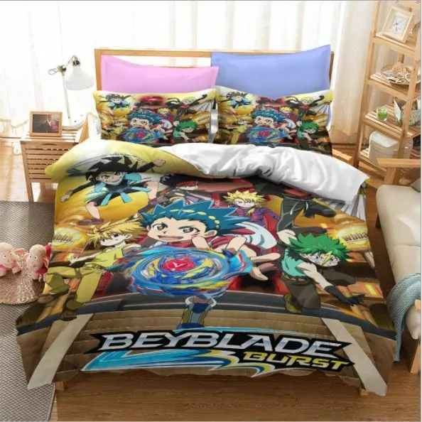 BeyBlade Burst Single/Double/King Bed Quilt Cover Set