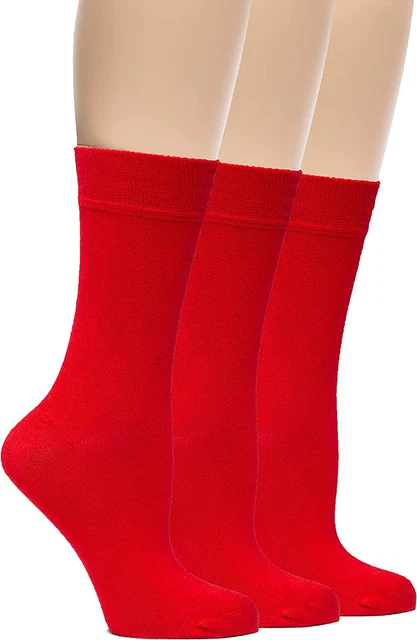 Womens Soft Bamboo Dress Socks, Thin Crew Socks for Business, Trouser, Casual, N