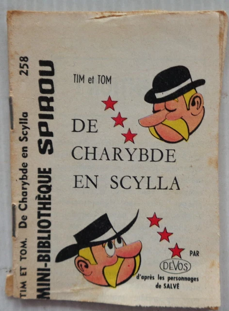 Mini Story No 258 Tim And Tom Of Charybdis IN Scylla Spirou No 1402 Devos 1965