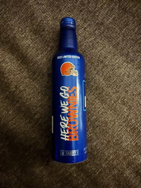 2022 Cleveland Browns Empty Bud Light 9.5" Beer Can Bottle Here We Go Brownies 2022 Cleveland Browns Empty Bud Light 9.5" Beer Can Bottle Here We Go Brownies