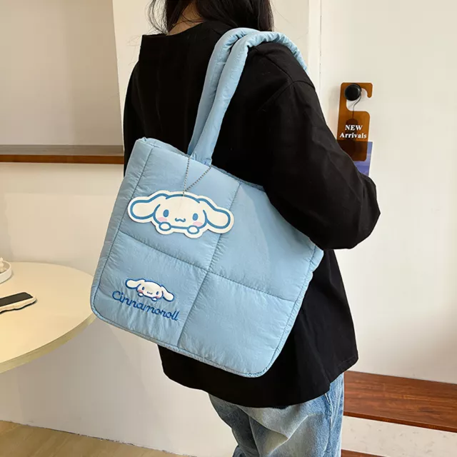Sanrio Kuromi Hello Kitty Bento Tasche Canvas Handtasche Mädchen Student 3