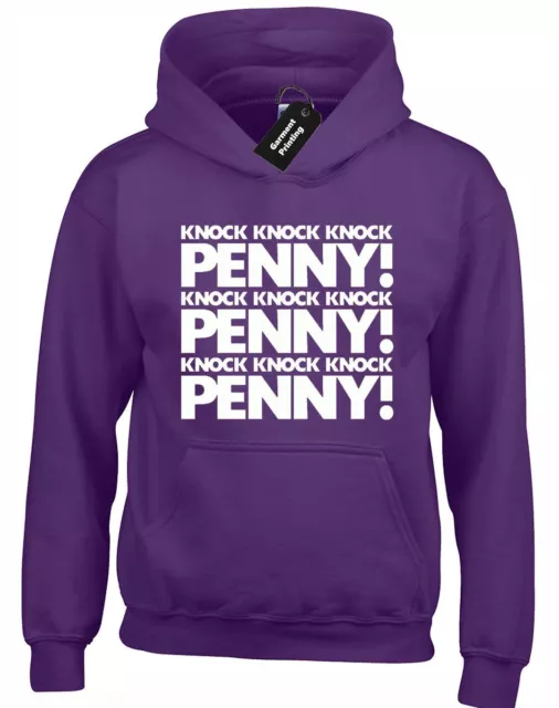 Knock Knock Penny Hoody Hoodie Big Bang Theory Sheldon Cooper Funny Gift Idea