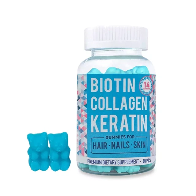 BIOTIN COLLAGEN KERATIN Vitamin Hair Skin Nail Supplement Beauty Hair ...