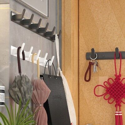 Bathroom Towel Hook Rack Wall Hanger Clothes Holder Kitchen Home Organizer Decor