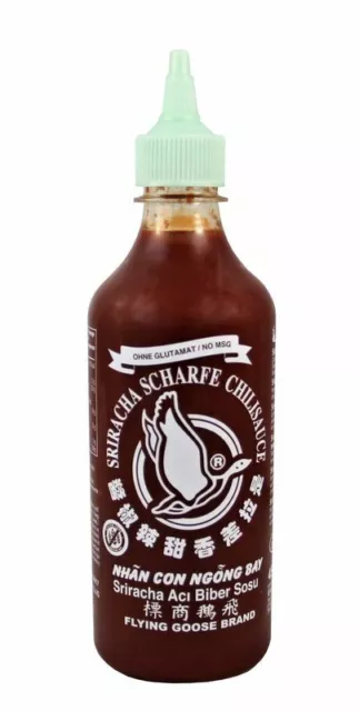 [ 455ml ] FLYING GOOSE [ OHNE GLUTAMAT ] Sriracha SCHARFE Chilisauce