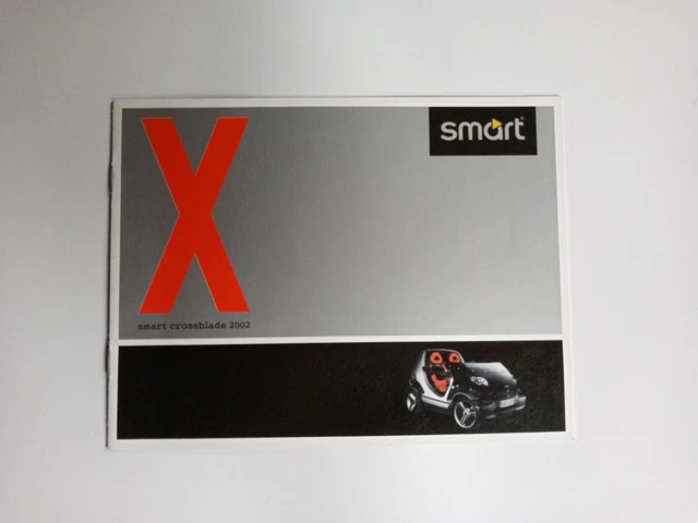 Depliant Brochure Smart Crossblade 2002 X