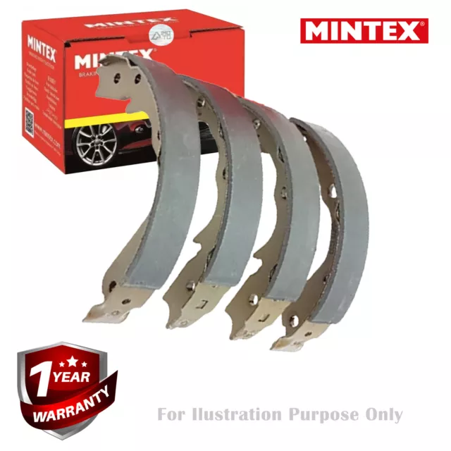 Parking Brake Shoes Set Of 4 Rear Land Rover MFR712 Mintex