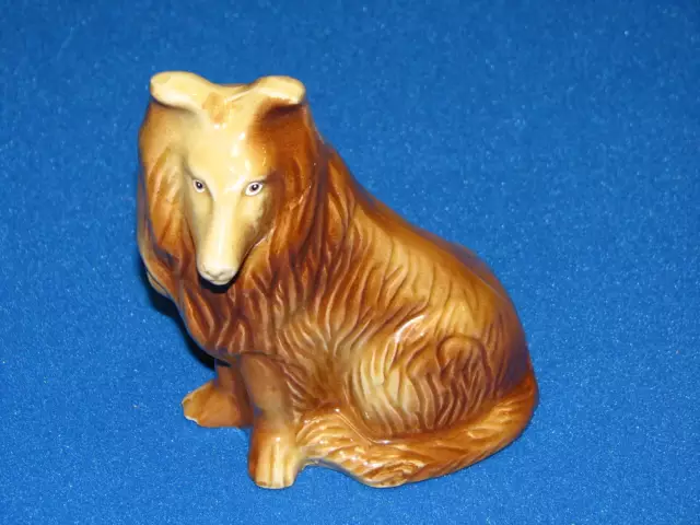 Collie Lassie Dog Handcrafted Collectibles Ceramic China Border Figure Figurine