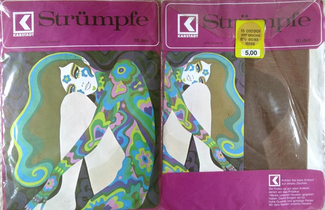 1 x NYLON - KARSTADT - FUMO - 60 DEN - 60/70 - TG. 8 1/2
