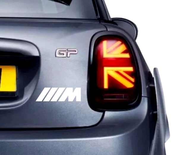 Set Emblema Bmw Msport Nero Laterali + Posteriore - Foto 11