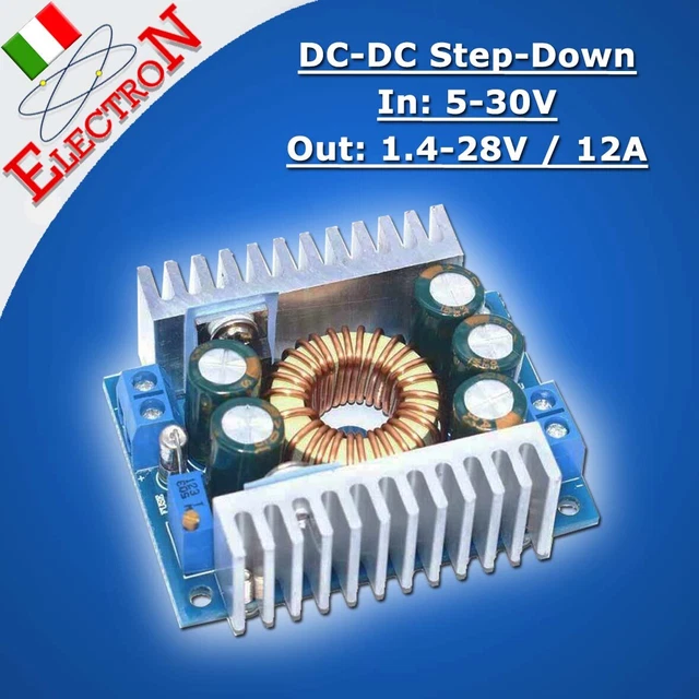 Modulo Convertitore DC-DC Step-Down Isolato 28-120V A 5V 1A Con USB - Foto 4