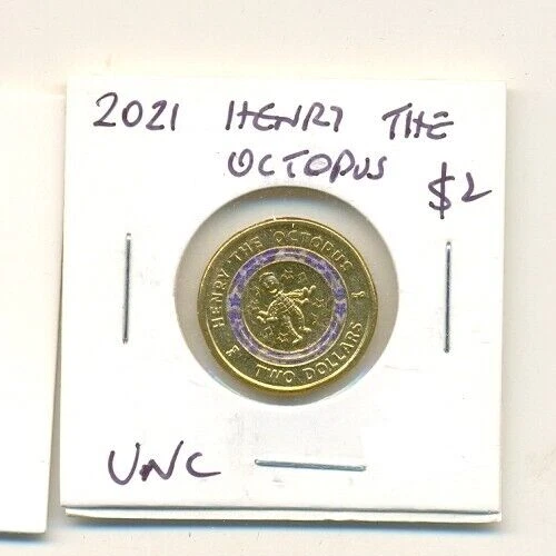 2021 2 UNCIRCULATED Coin "The Wiggles" Henry the Octopus EUR 1,20 PicClick FR