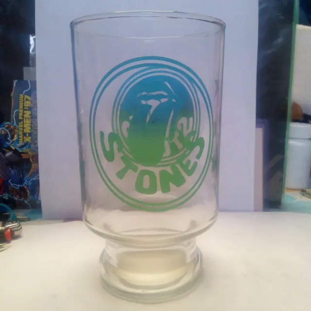 Carnival Prize "Rolling Stones Tongue" 80'S Tumbler Collectible Glass Rare