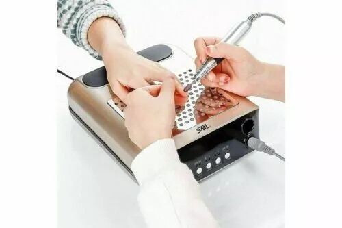 Kit Aspiratore Fresa Ricostruzione Unghie Nail Art Pedicure Manicure Gel Filtro