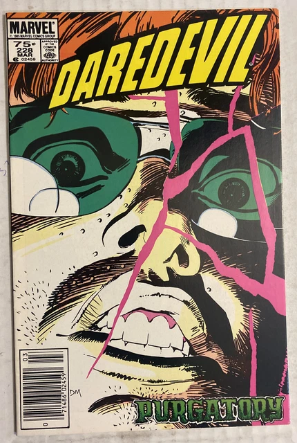 Daredevil #228 Newsstand VF/NM Marvel  Frank Miller  Born Again Storyline 1986