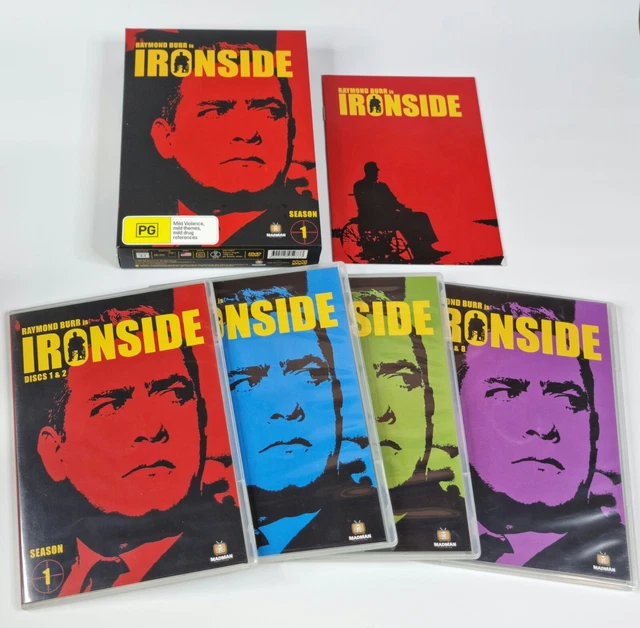 IRONSIDE SEASON 1 DVD Set 60s TV Show 1967 Police Dective Madman Region