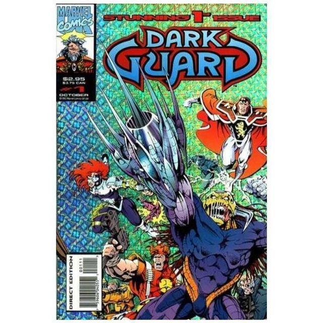 Dark Guard #1 Silver Foil Cover Marvel Comics October Oct 1993 (VFNM)