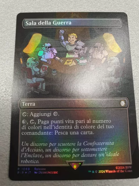 SALA DELLA GUERRA War room *FOIL* x 1 ITA - MTG FALLOUT PROMO NM