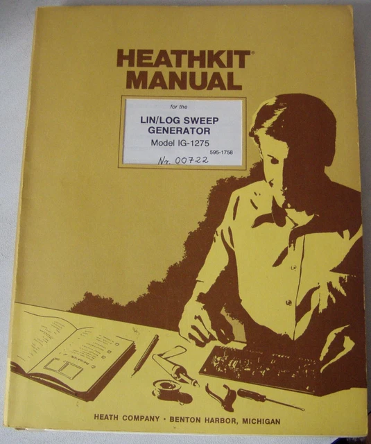 SCHALTPLAN BAUANLEITUNG FÜR HEATHKIT IG1275 Lin/Log Sweep Generator