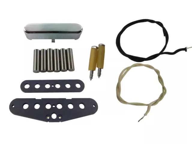 Stacked noiseless Telecaster neck pickup building DIY kit