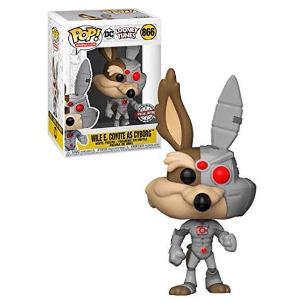 Funko Pop! DC Looney Tunes: WILE E COYOTE AS CYBORG #866 (Exclusive)