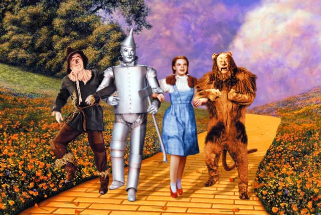 New The Wizard Of Oz Movie Poster Premium Wall Art Print Size A5-A1